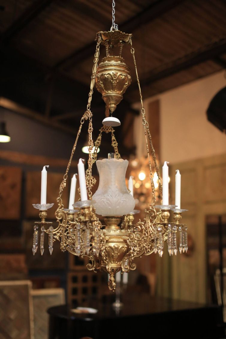 Ceiling Kerosene lamp from Governors villa